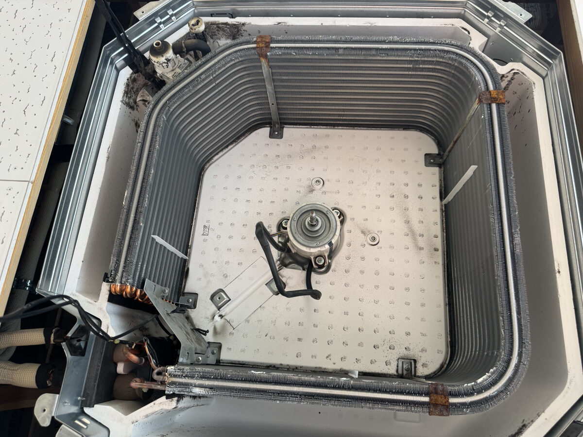 熱交換器交換後の写真